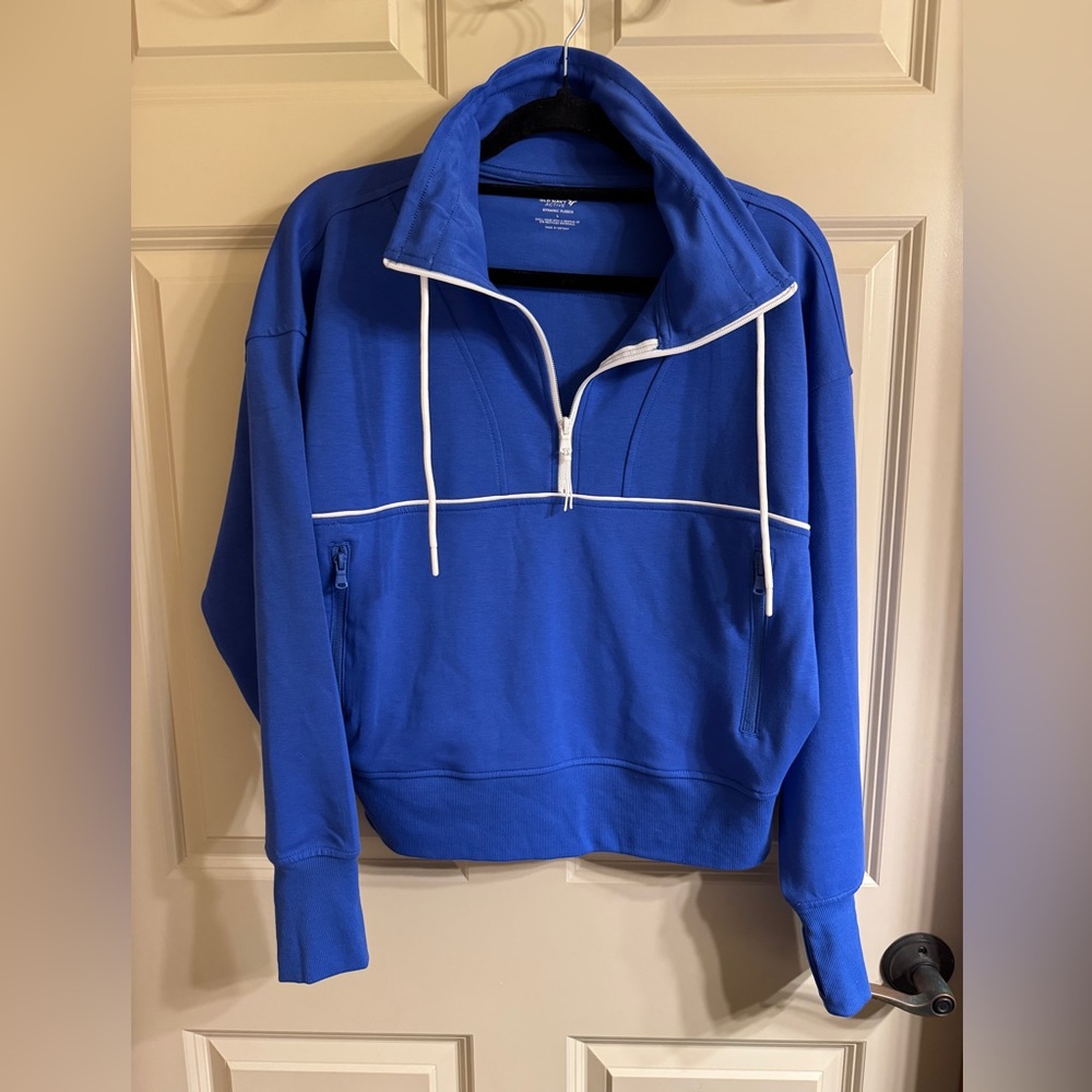 🆕 Old Navy Activewear NWT, Dynamic Fleece Half Zip Sweatshirt Women’s Large,